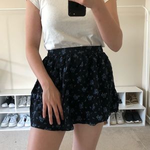 Floral skater skirt